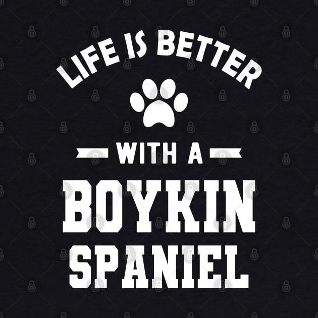 Boykin spaniel dog - Life is better with a boykin spaniel by KC Happy Shop